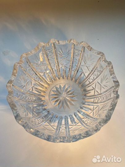 Салатница хрустальная СССР