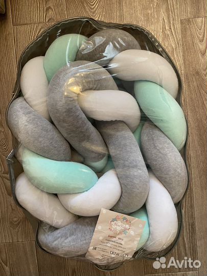 Бортик косичка