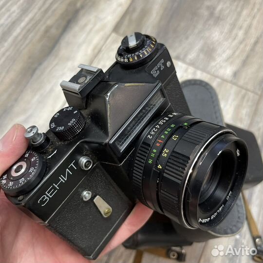 Плёночный фотоаппарат Зенит ет Гелиос 44м-4 2/58