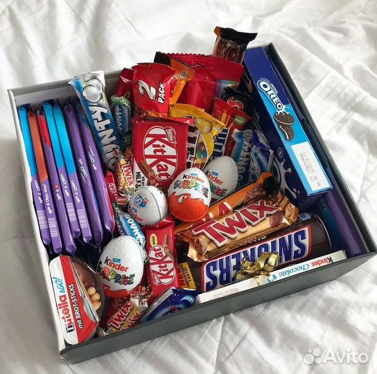 Подарок из конфет на 8 марта