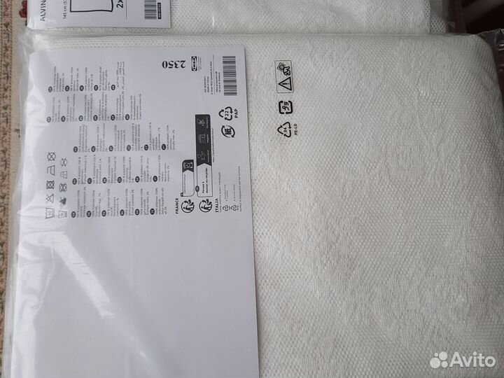 Тюль Альвине IKEA в упаковке