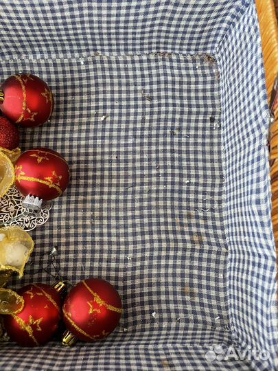 Плетеный чемодан для пикника