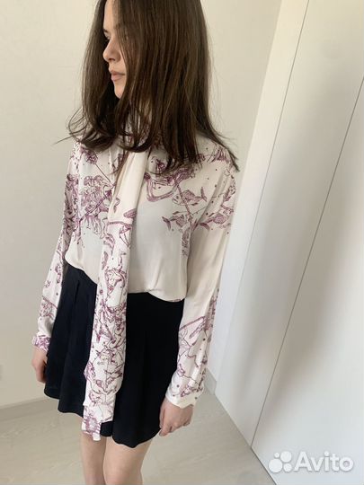 Блузка рубашка zara S