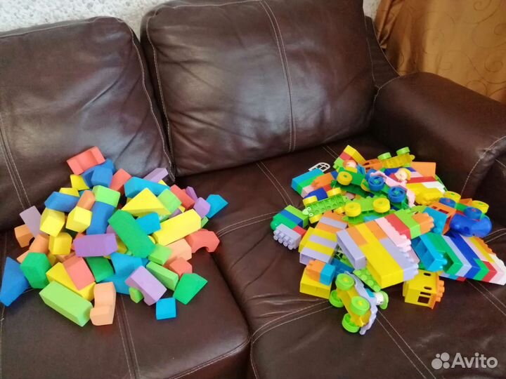 Детский конструктор, мягкий и лего