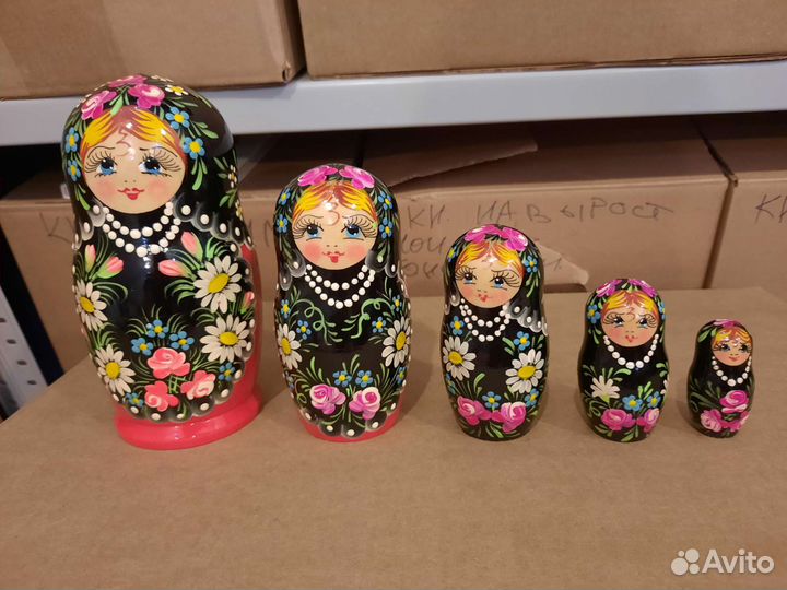 Матрешка пятиместная