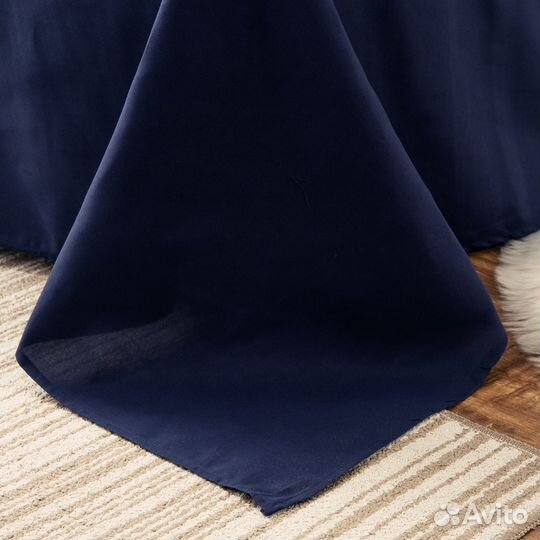 Постельное белье Однотонный Сатин комплект Евро