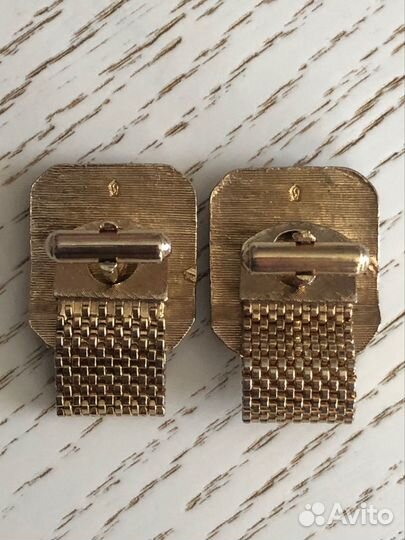 Редкие винтажные запонки Swank (США)