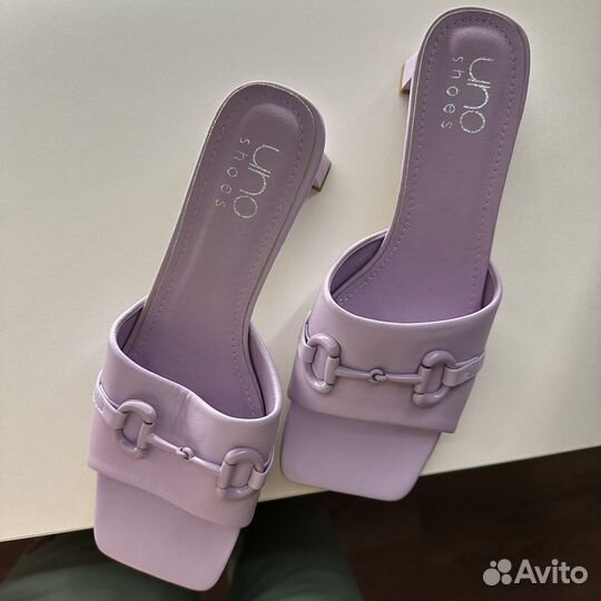 Мюли на каблуке 38