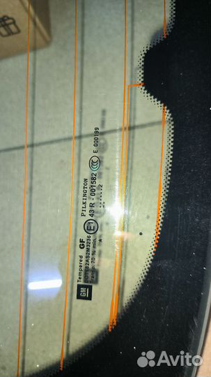 Стекло крышки багажника Opel Astra J 2012 5D