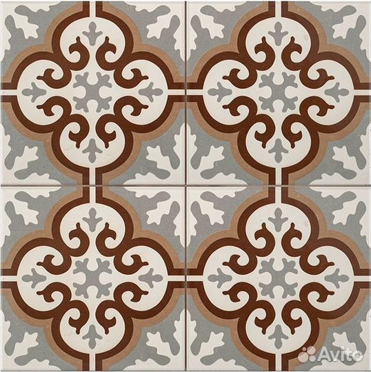 Керамогранит Etili Seramik Manisa Red 45x45