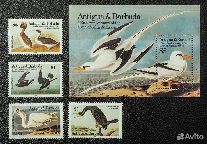 Марки не гашеные фауна 13