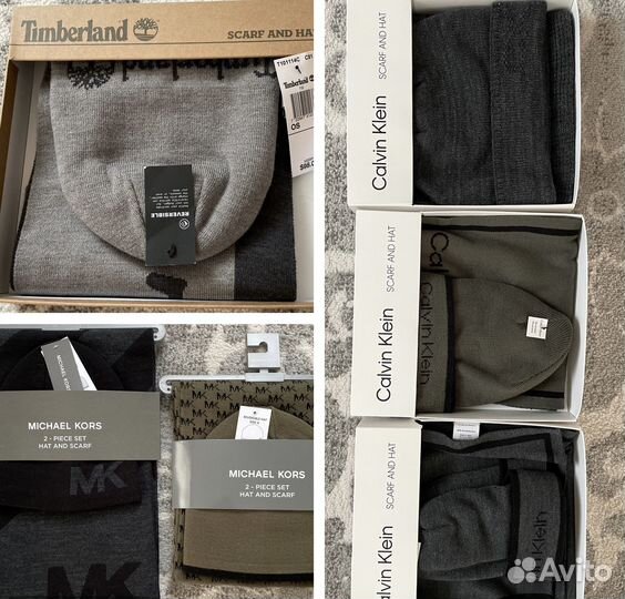 Шапка Шарф Calvin Kors Timberland Оригинал