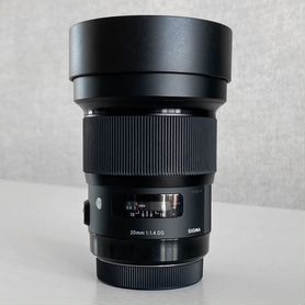 Объектив Sigma AF 20mm f/1.4 DG HSM Art Canon