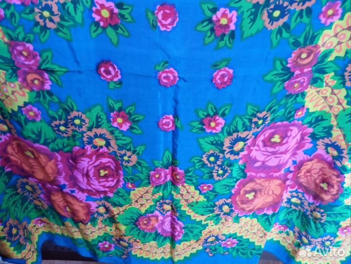 Платок-шаль шерстяной СССР