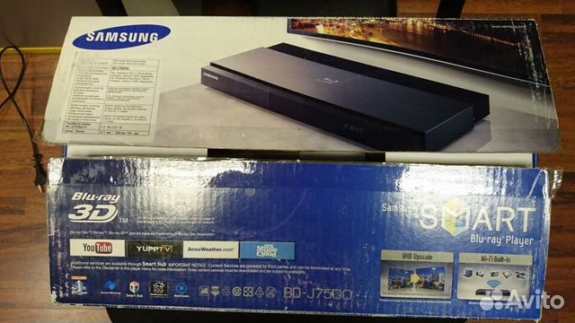 Blu ray плеер Samsung BD-J7500 4K новый