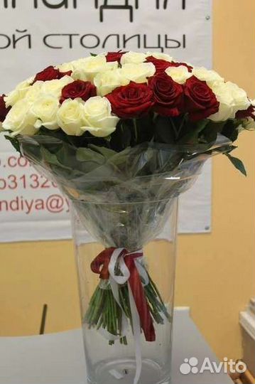 Цветы розы букет