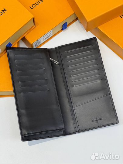 Мужской бумажник портмоне Louis Vuitton из кожи