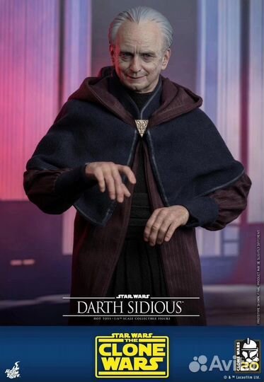 Dart sidious hot toys 1/6