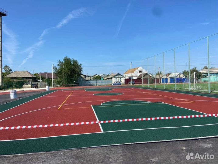 Бесшовное резиновое покрытие