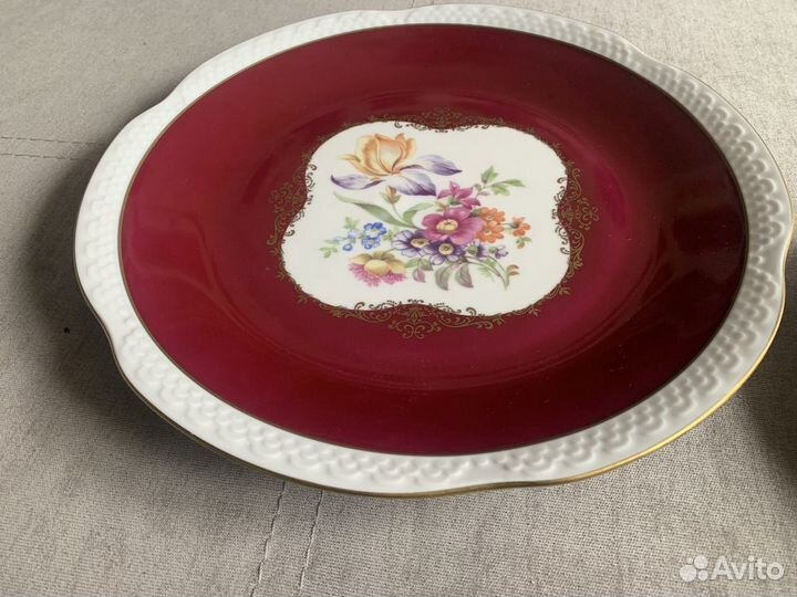 Блюдо / тарелка Volkstedt Pastorale Германия