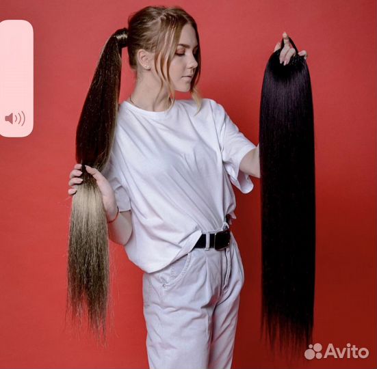 Хвос на резинке 80см