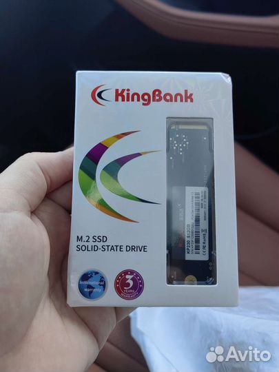Новый SSD m2 nvme 512gb KingBank