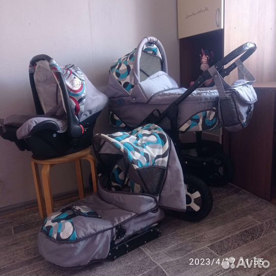 Коляска 3 в 1 Aviator