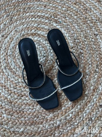 Туфли мюли zara