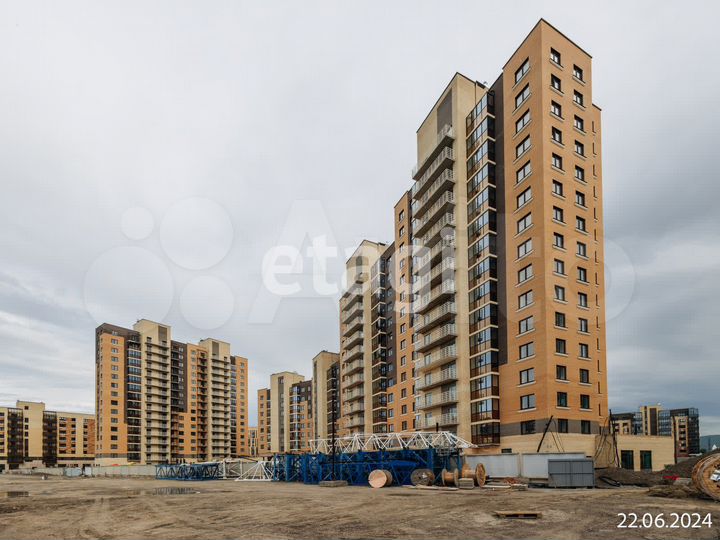 2-к. квартира, 59,3 м², 9/16 эт.