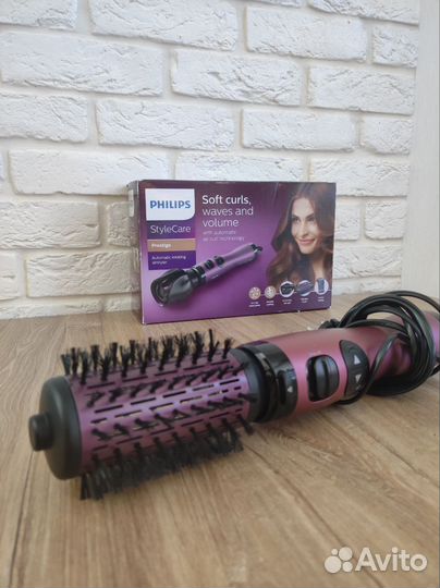 Фен щетка вращающаяся philips