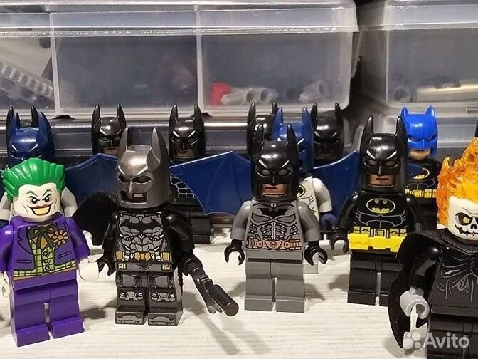Лего минифигурки бетмен DC spiderman марвел
