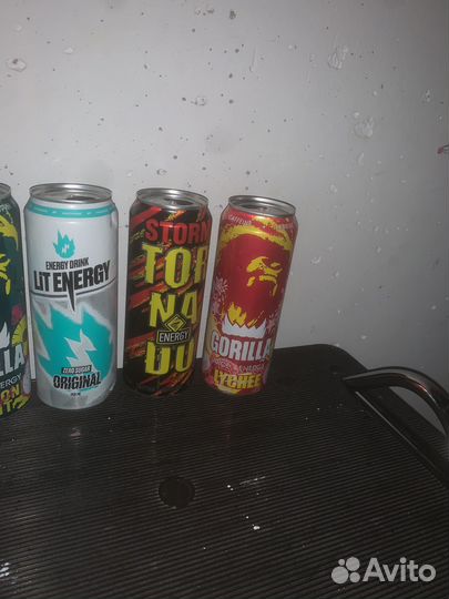 Банки от энергетиков