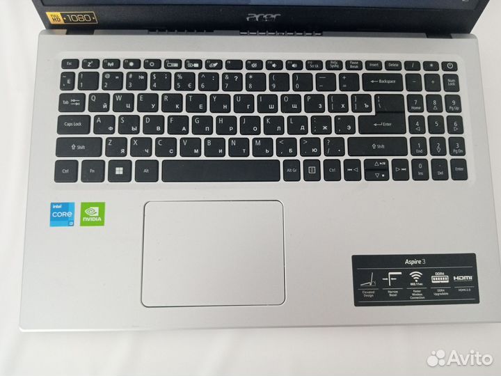 Ноутбук Acer Aspire 3 A315-58G-37VY серебристый