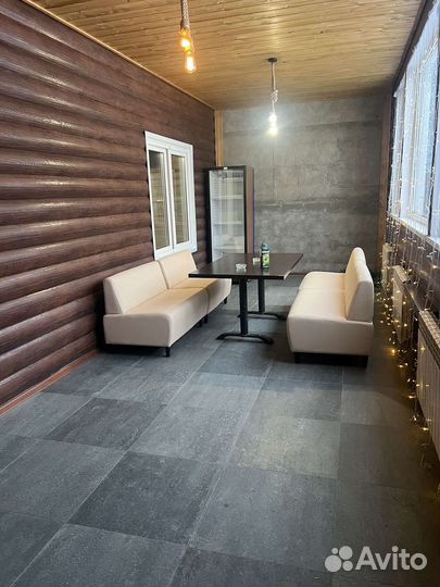 Баня на дровах с бассейном