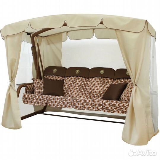 Садовые качели четырехместные 