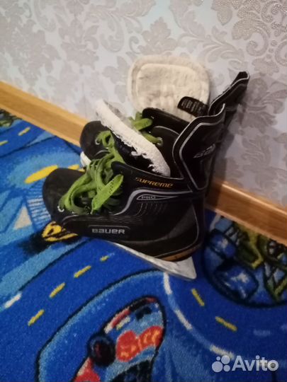 Хоккейные детские коньки bauer 34 размер