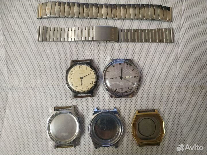 Часы и браслеты для часов СССР