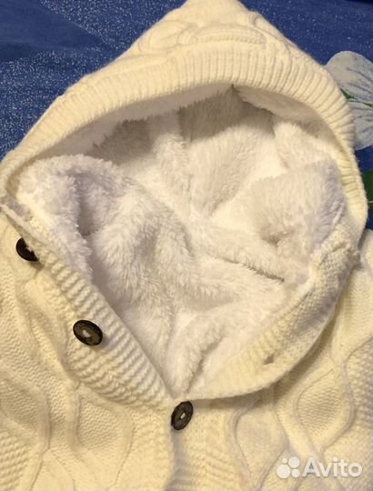 Вязанный комбинезон размер 62-68