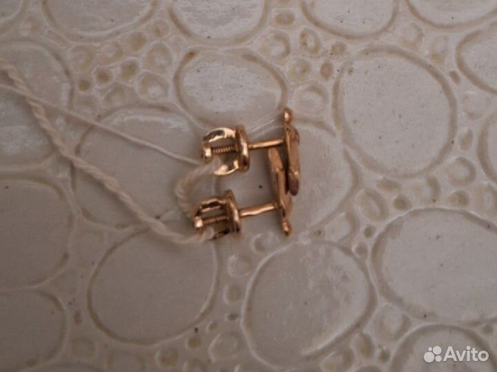 Золотые серьги детские