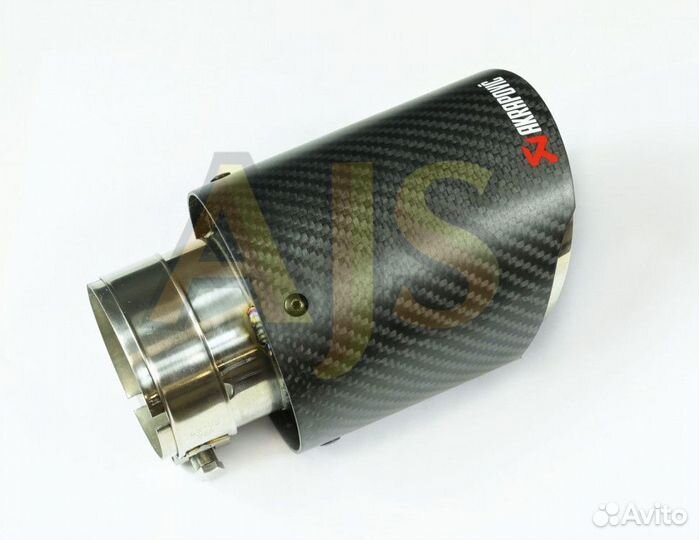 Насадка на глушитель Akrapovic style с карбоном 60