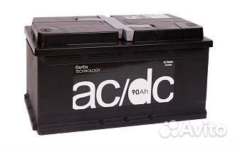Аккумулятор автомобильный AC/DC 90 Ач об.пол