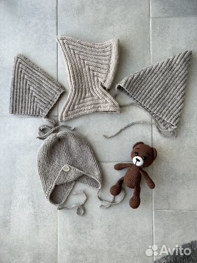 Вязаные детские шапочки. Новые