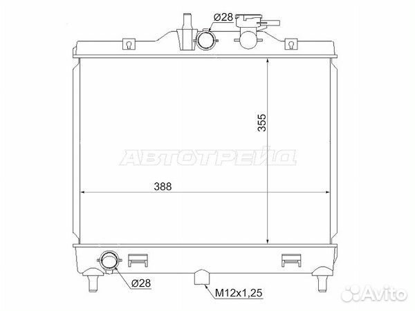 Радиатор KIA, KIA picanto, KIA picanto 04, KIA picanto 04-10