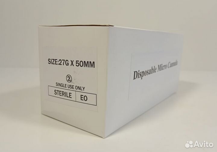 Канюля для контурной пластики 27G50 (игла в компле