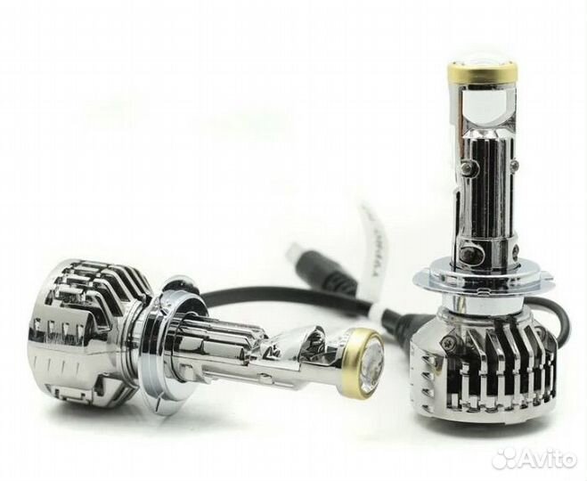 Комплет светододных ламп с линзой Н7 (2шт)