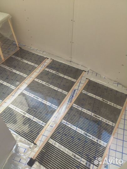 Монтаж электрического тёплого пола с гарантией