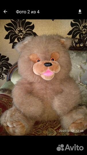 Мишка мягкая игрушка