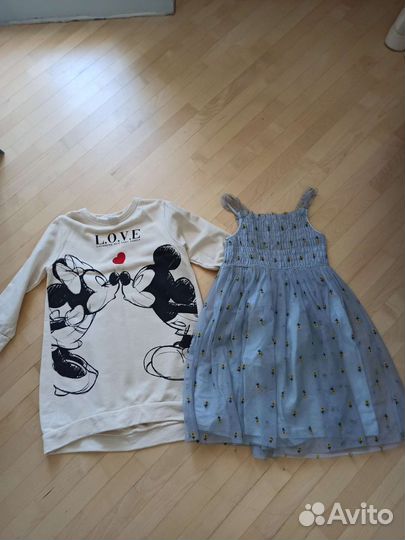 Вещи пакетом для девочки 122-128