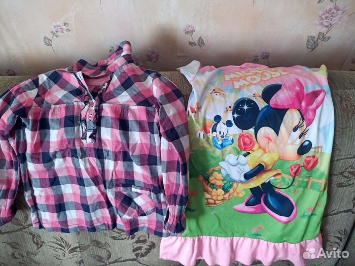 Вещи пакетом на девочку от 5до 8 лет
