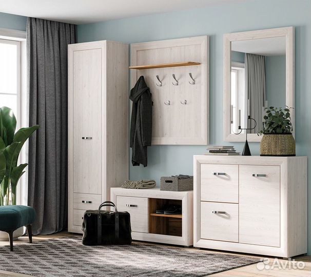 Тумба для обуви Мальта B136-BUT1D2B, лиственница с